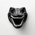 Sleek And Polished Black Crocodile Icon For A Strong And Elegant Presence