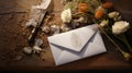 sleek silver envelope