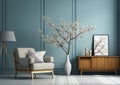 Sleek and Simple: A Stunning Interior Design Palette for Tree Sa Royalty Free Stock Photo
