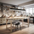 Sleek and Sophisticated Workbench for Fashion Designers