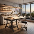 Sleek and Sophisticated Workbench for Fashion Designers