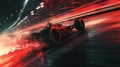 Sport car racing on the road with motion blur. Concept of fast driving.