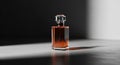 Elegant Perfume Bottle on Concrete Surface Royalty Free Stock Photo