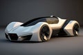 Sleek and stylish electric concept car with advanced autonomous driving features and eco-friendly propulsion