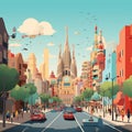 Barcelona Techscape: Minimalistic GaudÃ­ and La Rambla Vibes