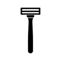 Sleek Vector Icon of Razor Featuring Sharp Blades Royalty Free Stock Photo