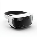 Sleek VR Headset Modern Technology Virtual Reality Device White Black Design Royalty Free Stock Photo