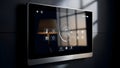 Smart Home Control Panel with Touch Interface Royalty Free Stock Photo