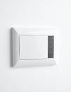 Sleek Wall-Mounted Smart Home Controller Royalty Free Stock Photo