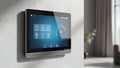 Modern Smart Home Control Panel Touchscreen Interface for Automation and Security Royalty Free Stock Photo