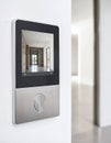 Smart Home Security with Video Intercom Panel Royalty Free Stock Photo