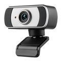 Sleek Webcam with Silver Trim and Flexible Black Stand camera computer camera Royalty Free Stock Photo