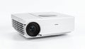 Sleek White Multimedia Projector Isolated Royalty Free Stock Photo