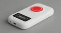 Ready Emergency Alert Device with Red Button Royalty Free Stock Photo