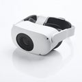 Sleek White VR Headset Isolated on White Background Royalty Free Stock Photo