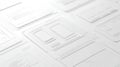Sleek wireframe design mockups create a modern digital resource backdrop for branding and development projects