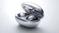 sleek wireless earbud case lid