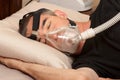 Sleep Apnea and CPAP Royalty Free Stock Photo