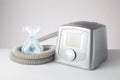 Sleep Apnea CPAP machine Royalty Free Stock Photo