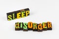 Sleep apnea disorder night stress depression insomnia nightmare anxiety