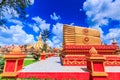 Sleep buddha in temple Vientiane, Laos , They are public domain Royalty Free Stock Photo