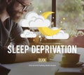 Sleep Deprivation Insomnia Problem Narcolepsy Concept Royalty Free Stock Photo