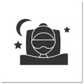 Sleep glyph icon