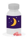 Sleep icon vector illustration