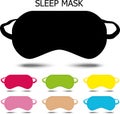 Sleep mask. Vector illustration