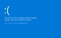 Sleep mode problem Modern blue screen of death BSOD error