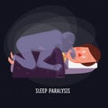 Sleep paralysis. ghost. devil -