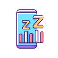 Sleep phase app RGB color icon