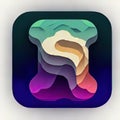 Sleep Software App Icon. Generative AI.