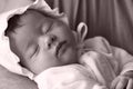 Sleeper newborn baby Royalty Free Stock Photo