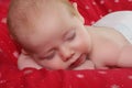 Sleeping baby boy Royalty Free Stock Photo