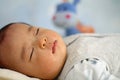 Sleeping baby boy Royalty Free Stock Photo