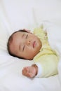 Sleeping baby boy Royalty Free Stock Photo