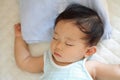 Sleeping baby boy Royalty Free Stock Photo