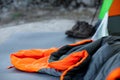 Sleeping bag and other camping gear