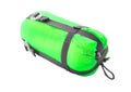 Sleeping bag packed Royalty Free Stock Photo