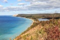 Sleeping Bear Dunes and South Bar Lake, Michigan Royalty Free Stock Photo