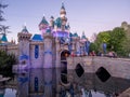 Sleeping Beauty Castle at Disneyland California Royalty Free Stock Photo