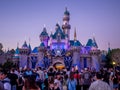 Sleeping Beauty Castle at Disneyland California Royalty Free Stock Photo