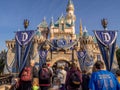 Sleeping Beauty Castle at Disneyland Park Royalty Free Stock Photo