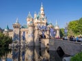 Sleeping Beauty castle at the Disneyland Park Royalty Free Stock Photo