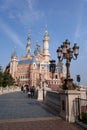 Sleeping Beauty Castle in Disneyland park in Shanghai