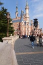 Sleeping Beauty Castle in Disneyland park in Shanghai