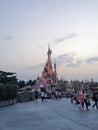 Sleeping Beauty castle in Fantasyland at Disneyland Paris in Paris. Royalty Free Stock Photo