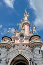 Sleeping Beauty castle in Fantasyland at Disneyland Paris in Paris. Royalty Free Stock Photo