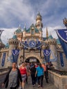 Sleeping Beauty Castle at Fantasyland in the Disneyland Park Royalty Free Stock Photo